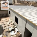غرفة ساندوتش بانل في السطح للعمال والخادمات